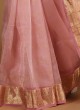 Wedding Wear Saree In Organza Fabric